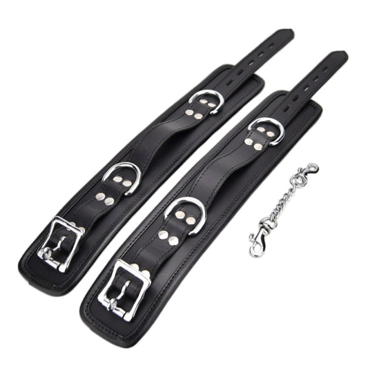 Bound Leather Wrist Restraints