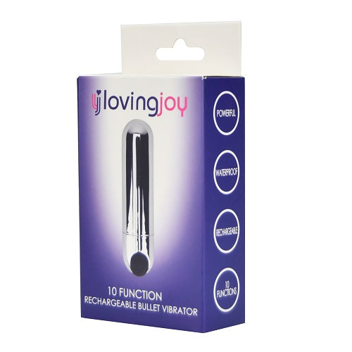 Loving Joy 10 Function Rechargeable Bullet Vibrator