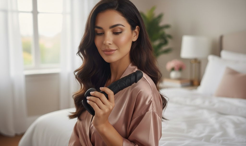 Loving Joy Realistic Silicone Dildo with Suction Cup and Balls